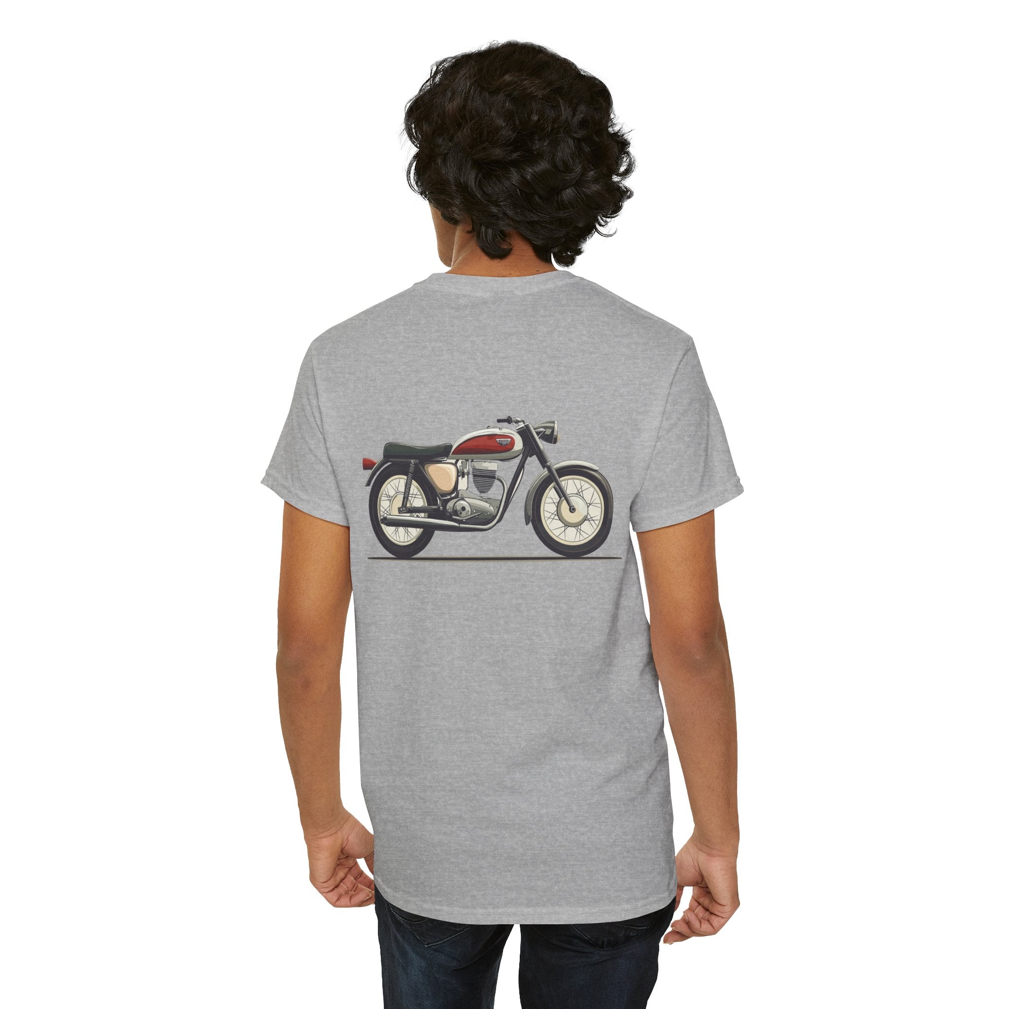 Classic Motorcycle T-Shirt (Back Print) – Vintage Cruiser Edition