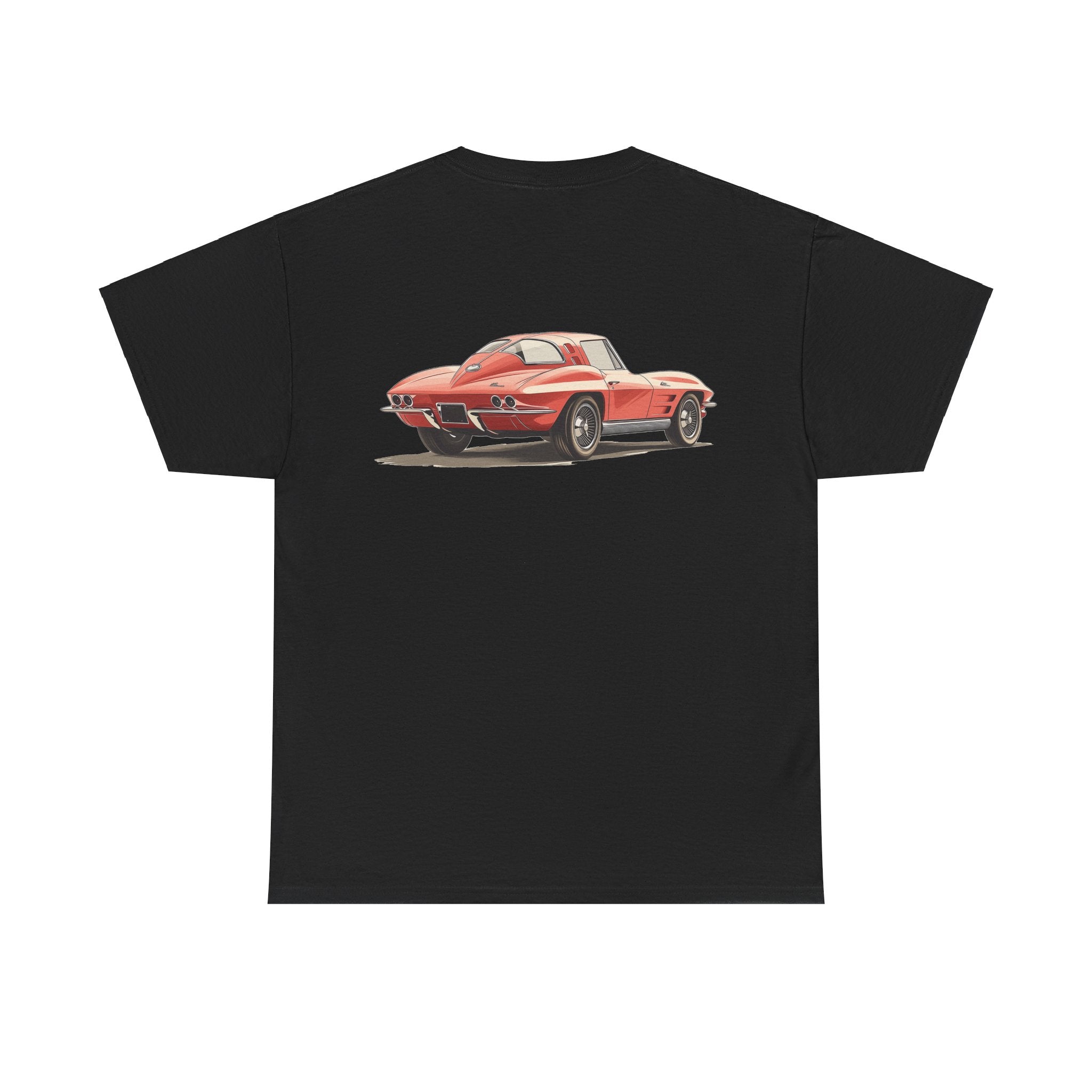 Red Sports Car T-Shirt (Back Print) – Iconic Speed Edition