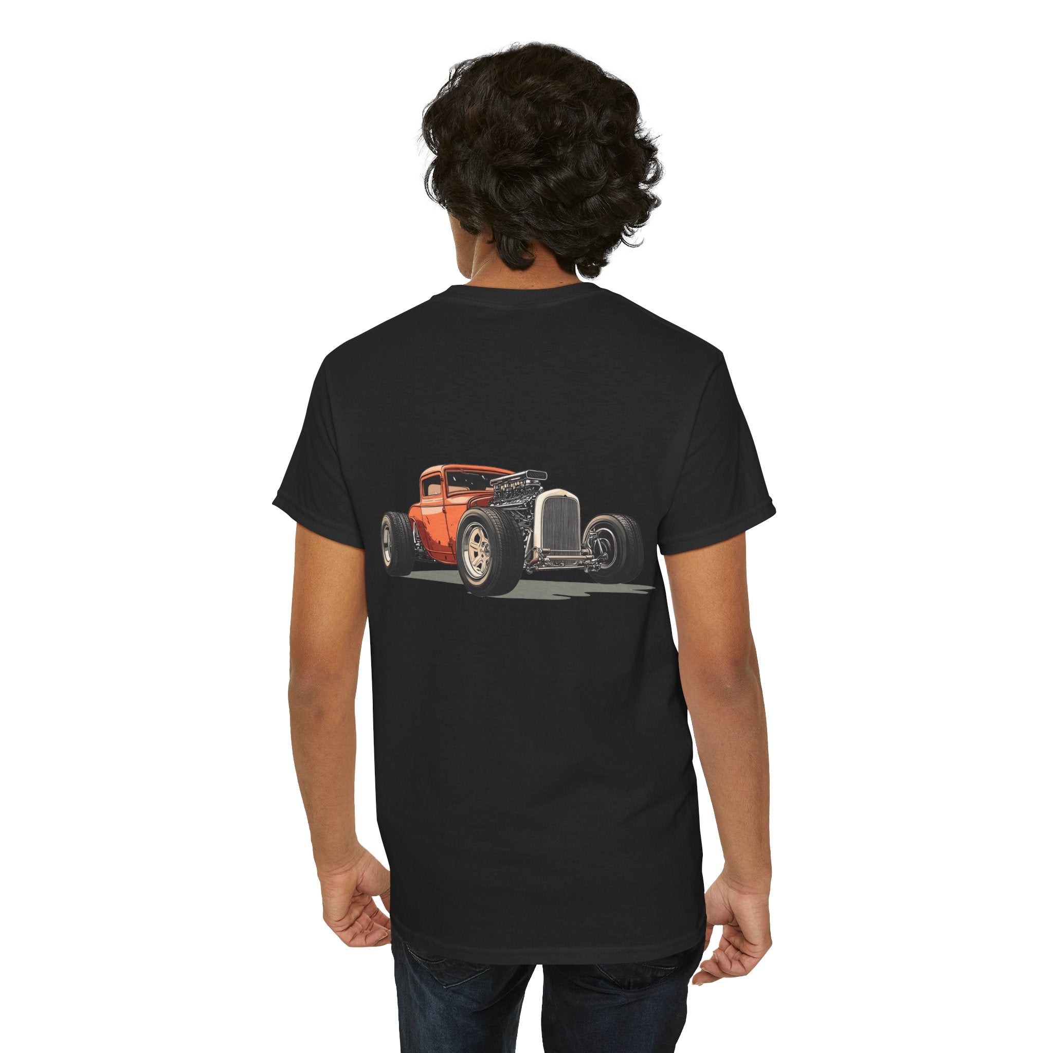 Classic Hot Rod T-Shirt (Back Print) – Speed Machine Edition