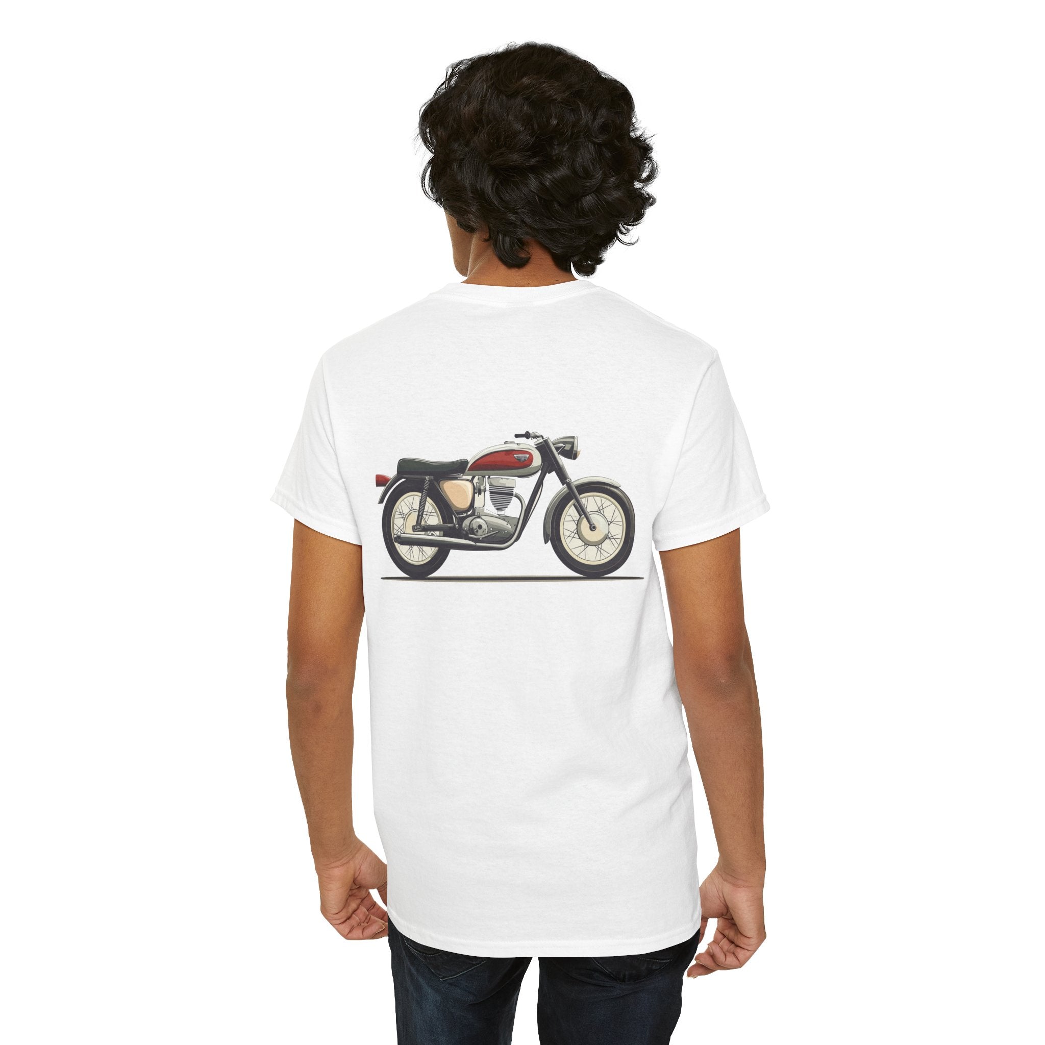 Classic Motorcycle T-Shirt (Back Print) – Vintage Cruiser Edition