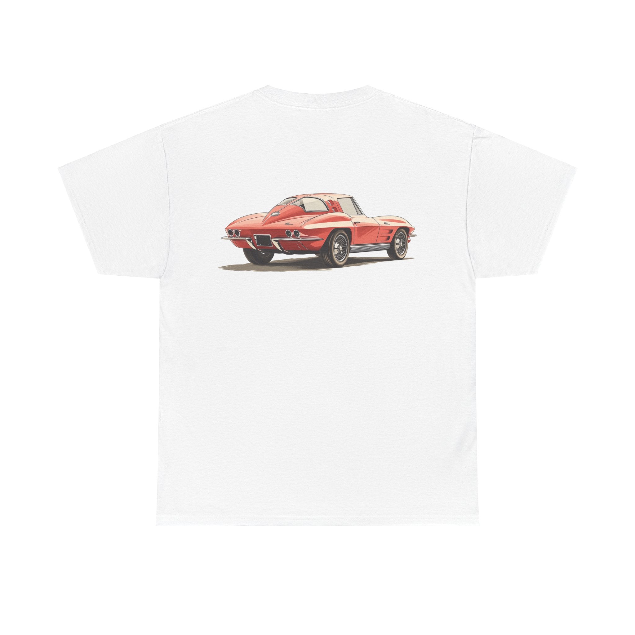 Red Sports Car T-Shirt (Back Print) – Iconic Speed Edition