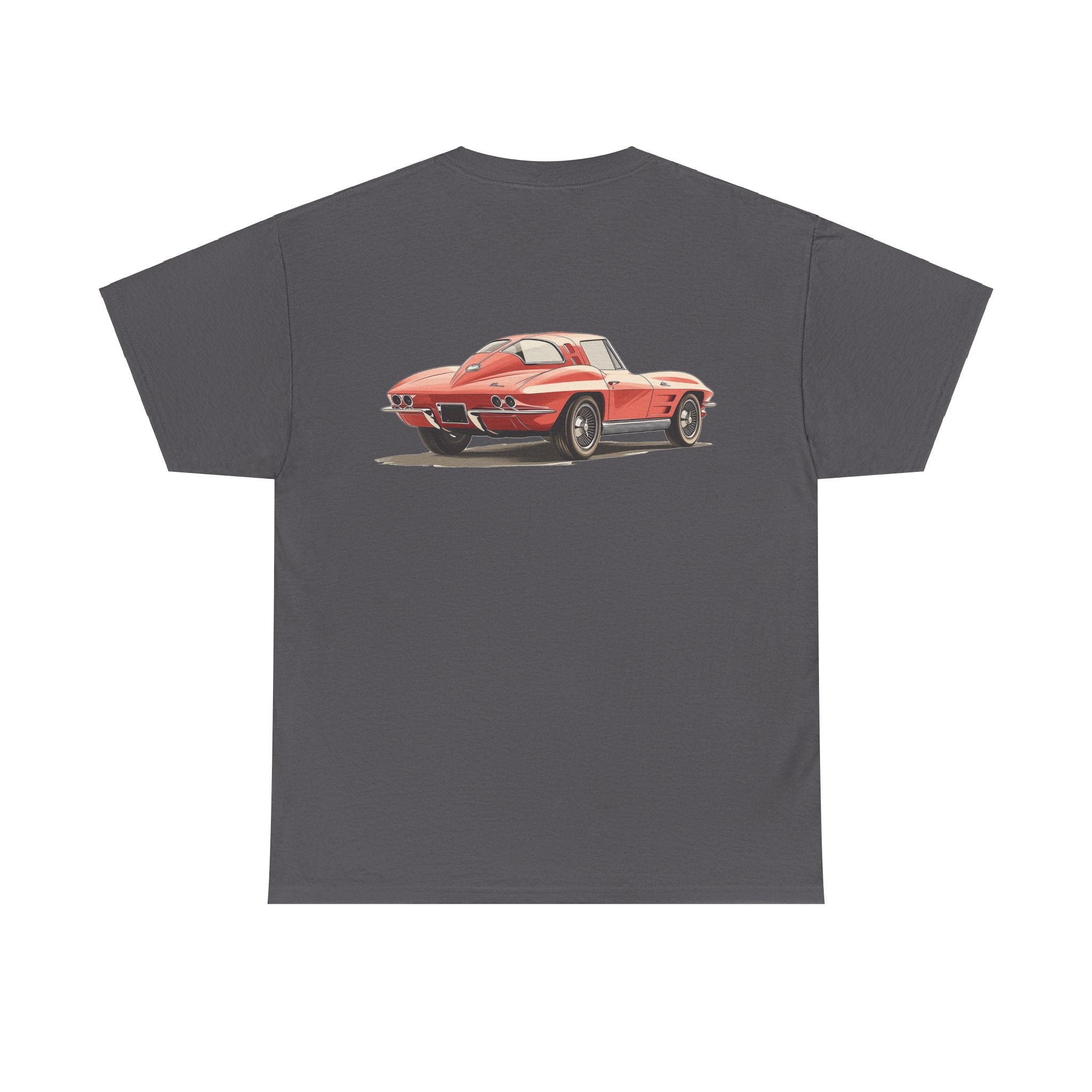 Red Sports Car T-Shirt (Back Print) – Iconic Speed Edition