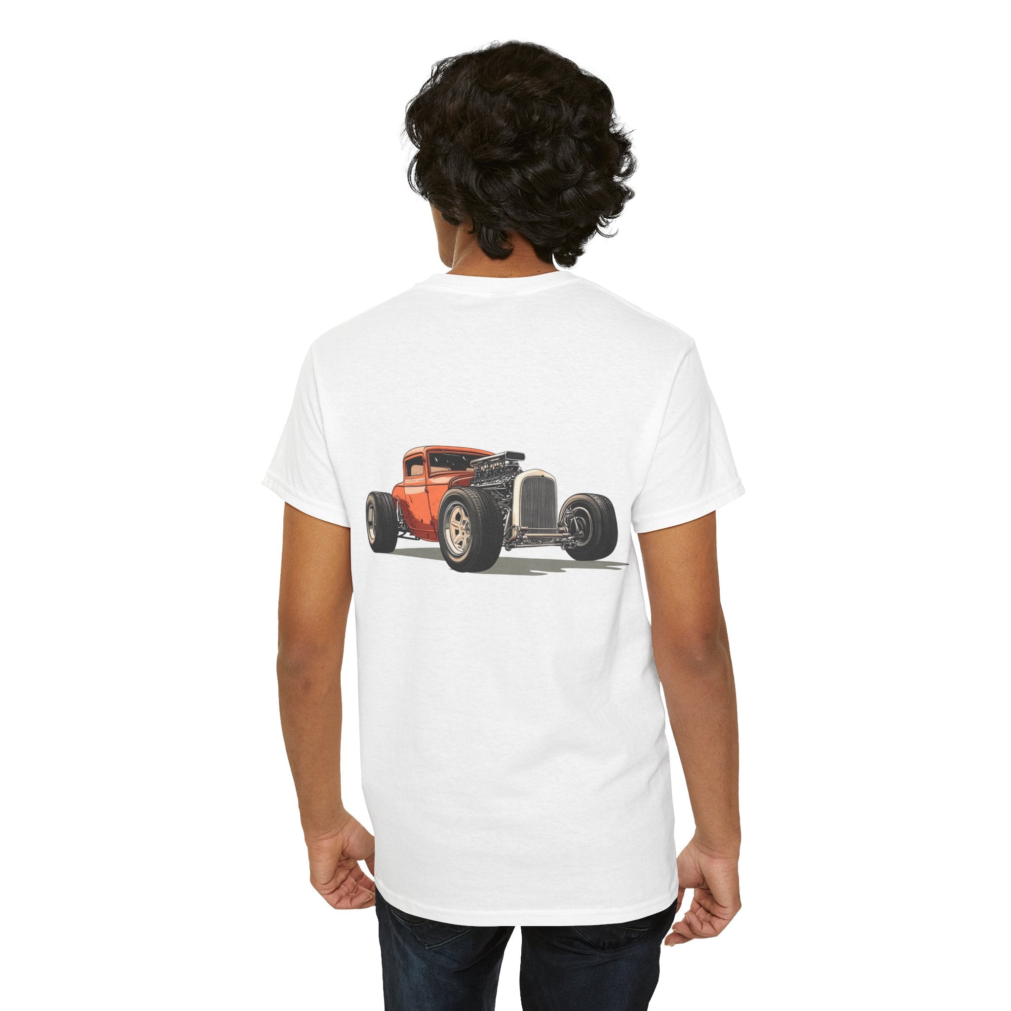 Classic Hot Rod T-Shirt (Back Print) – Speed Machine Edition