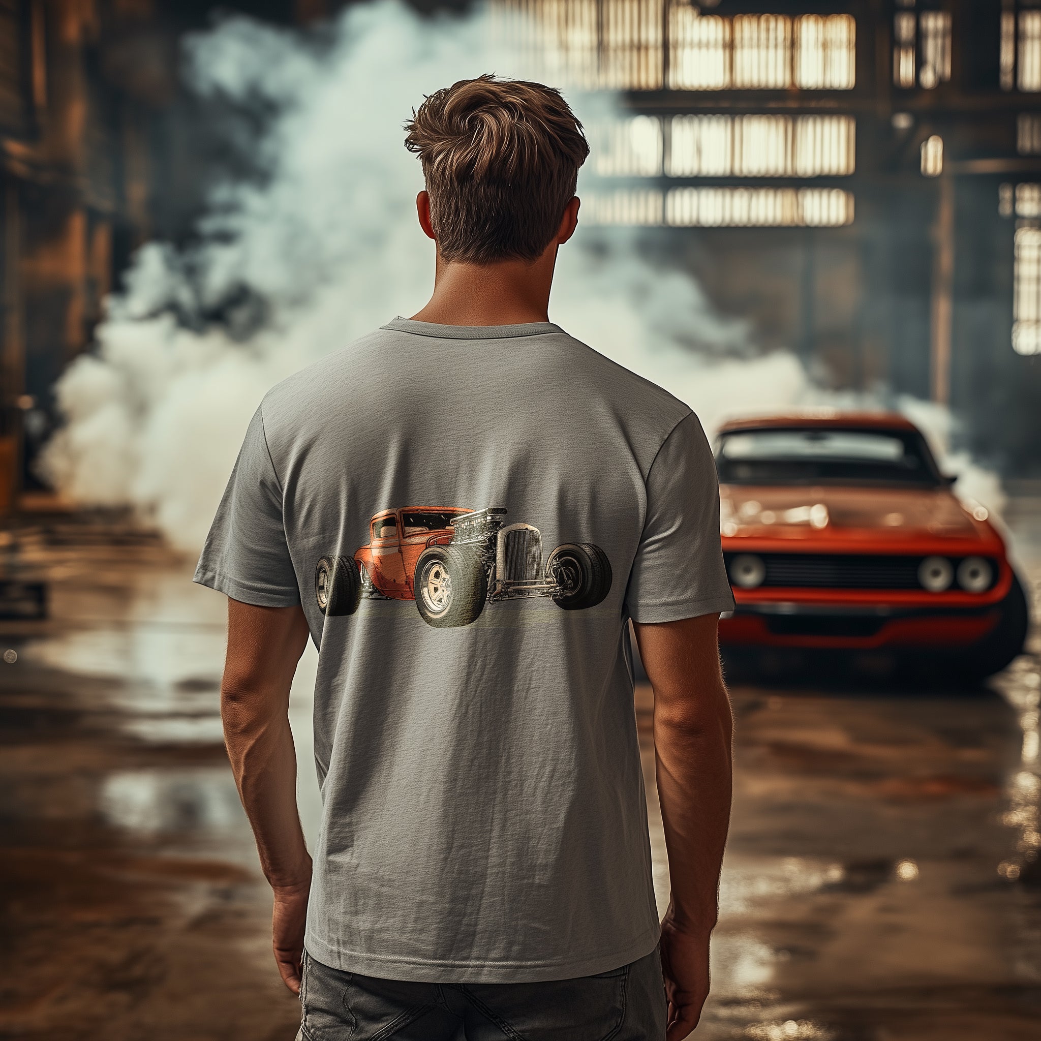 Classic Hot Rod T-Shirt (Back Print) – Speed Machine Edition