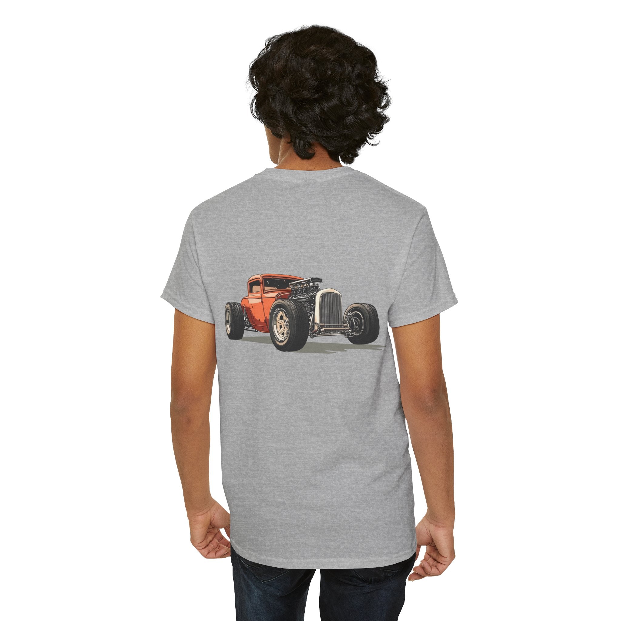 Classic Hot Rod T-Shirt (Back Print) – Speed Machine Edition