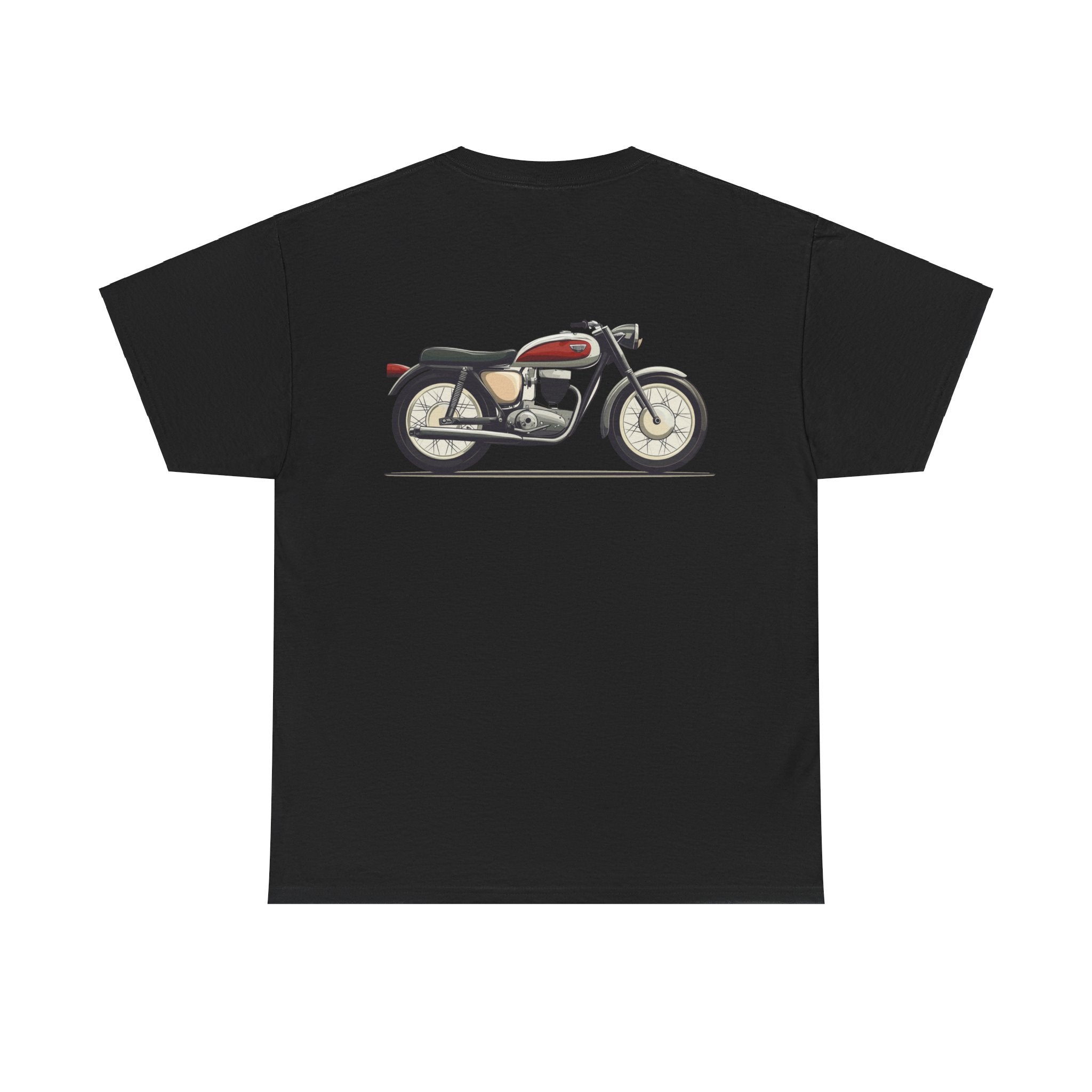 Classic Motorcycle T-Shirt (Back Print) – Vintage Cruiser Edition