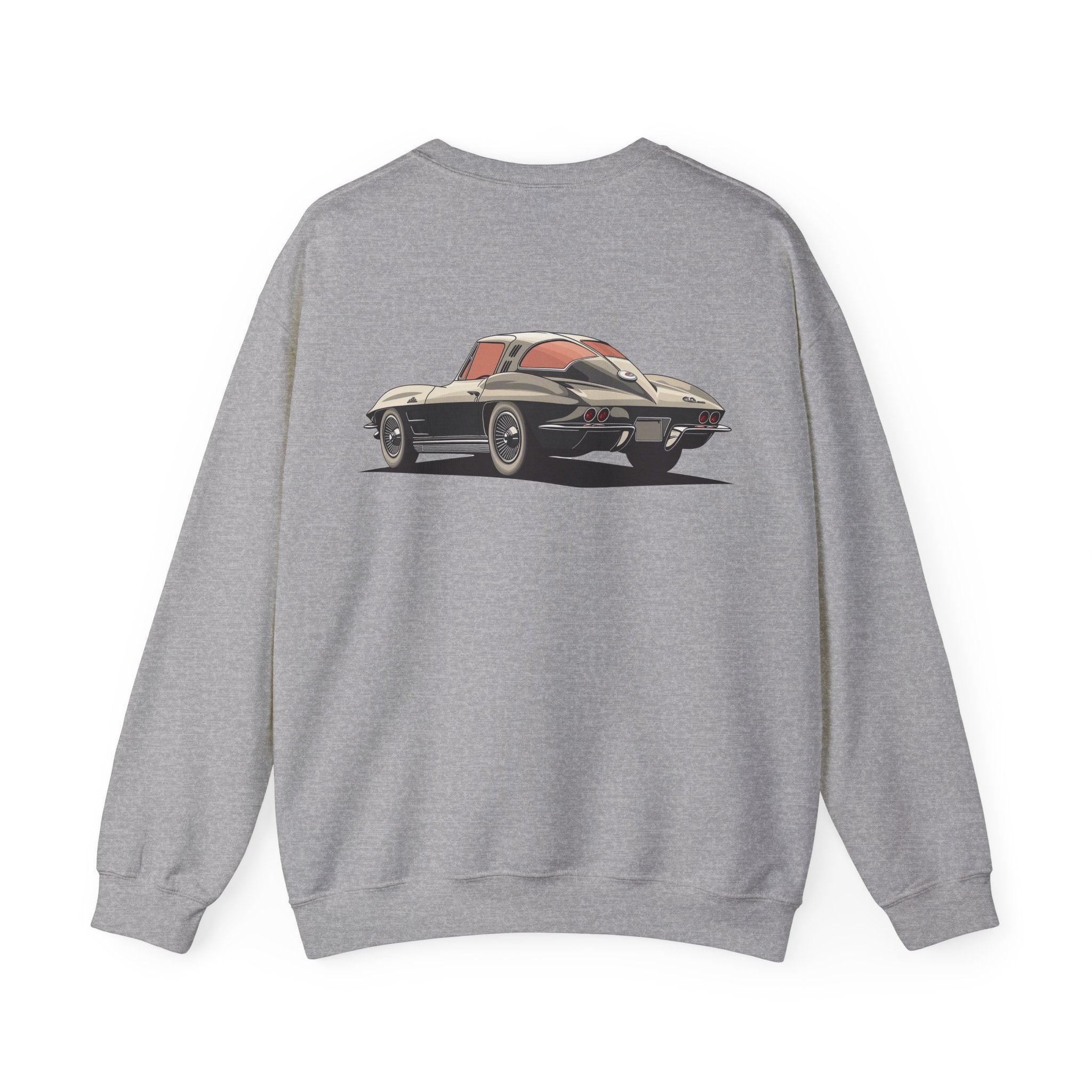 Black Iconic Sports Car Crewneck (Back Print) – Legendary Edition