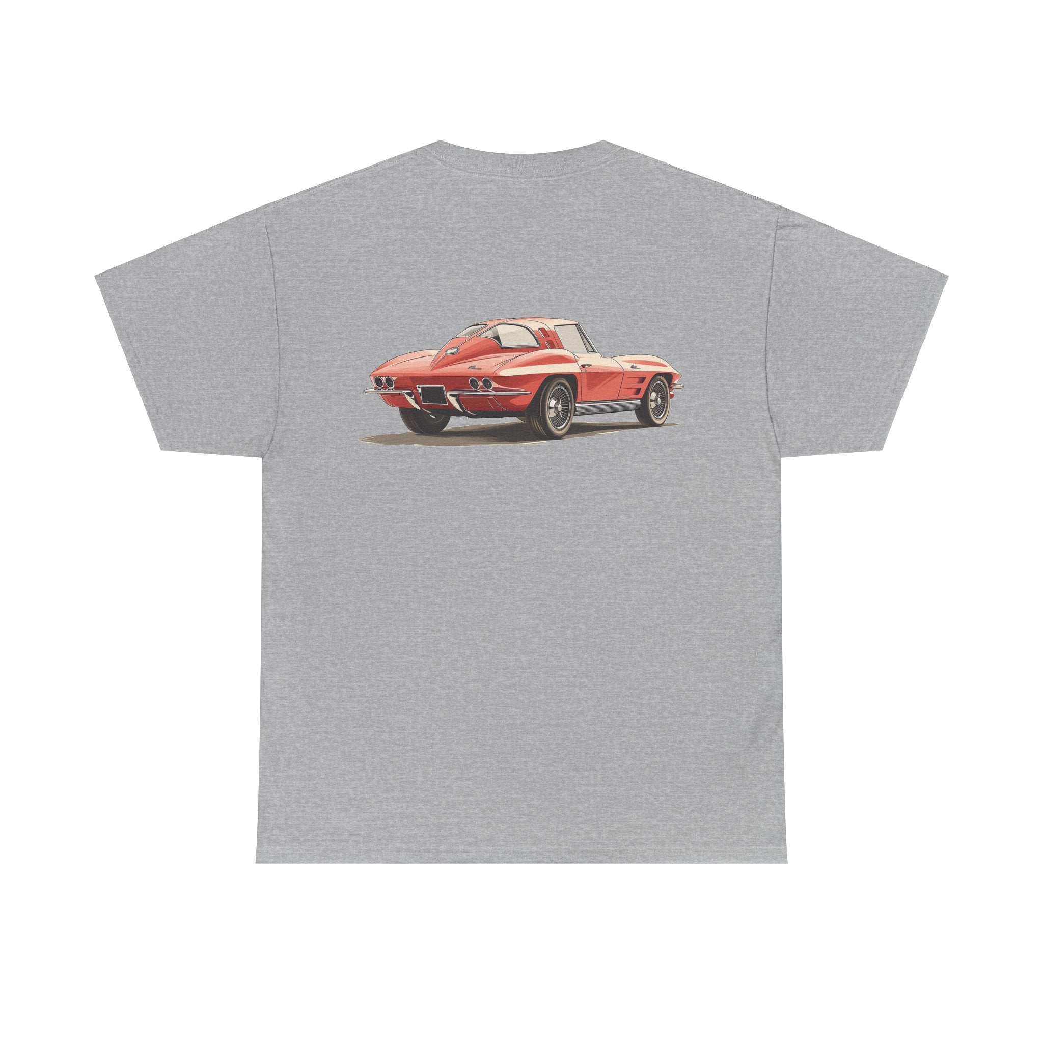 Red Sports Car T-Shirt (Back Print) – Iconic Speed Edition